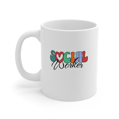 Social Worker mug, Gift For Social Worker, Ceramic Mug