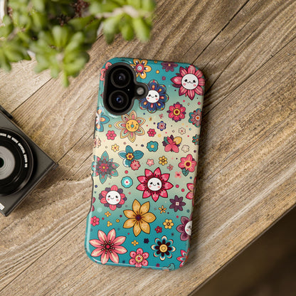 Kawai Flowers MagSafe Tough Iphone Case