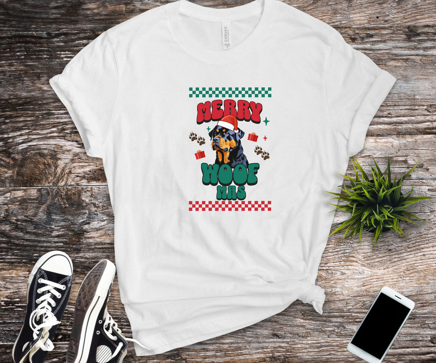 Merry Woofmas, Rottweiler lover shirt, christmas Rottweiler shirt