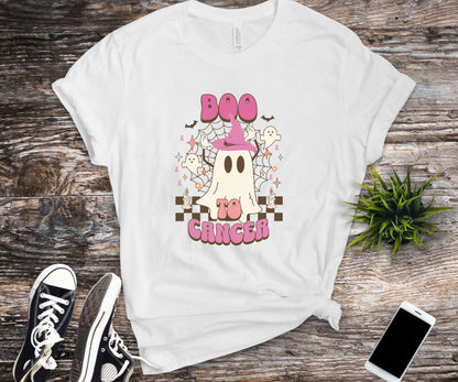 Boo to cancer, cancer awareness, cancer shirt