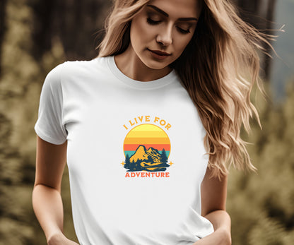 I live for adventure, Trip shirt, travel shirt