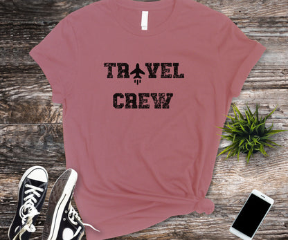 Travel crew, matching travel shirt