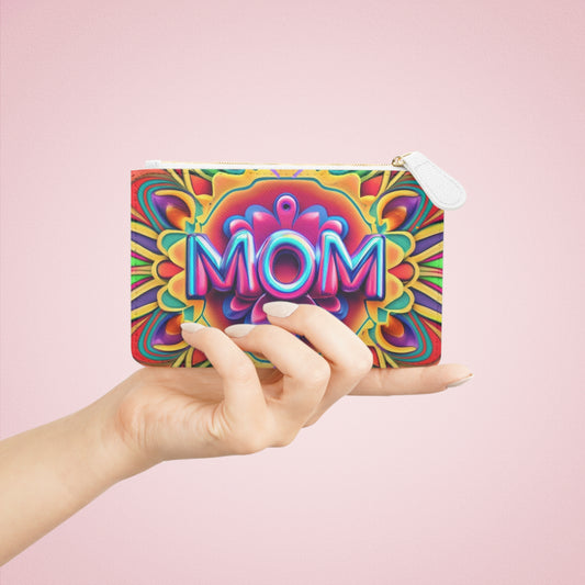 Mini Clutch Bag, mom clutch bag, gift for mom, psychedelic clutch bag