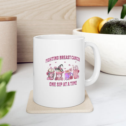 Coffee mug, halloween mug, breast cancer mug, mug for nurse, mug for a doctor, gift for breast cancer survivor