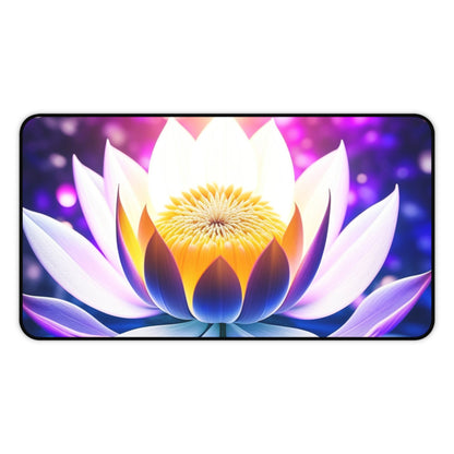 Lotus flower Desk Mat