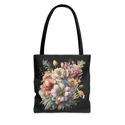 Wild flowers Tote Bag, colorful wildflowers, watercolor tote bag