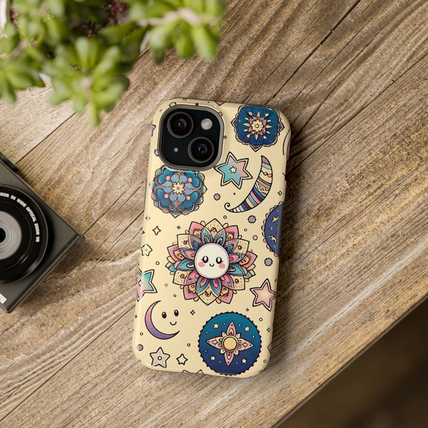 Celestial flowers MagSafe Tough Iphone Case