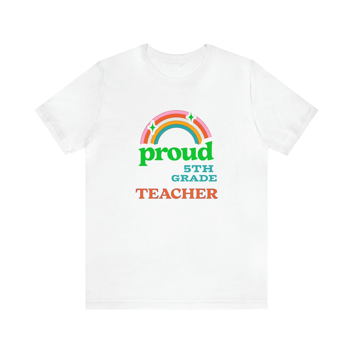 Funny proud 5th grade teacher shirt for back to school teacher appreciation gift