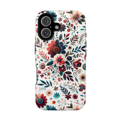 Boho flowers MagSafe Tough Iphone Case