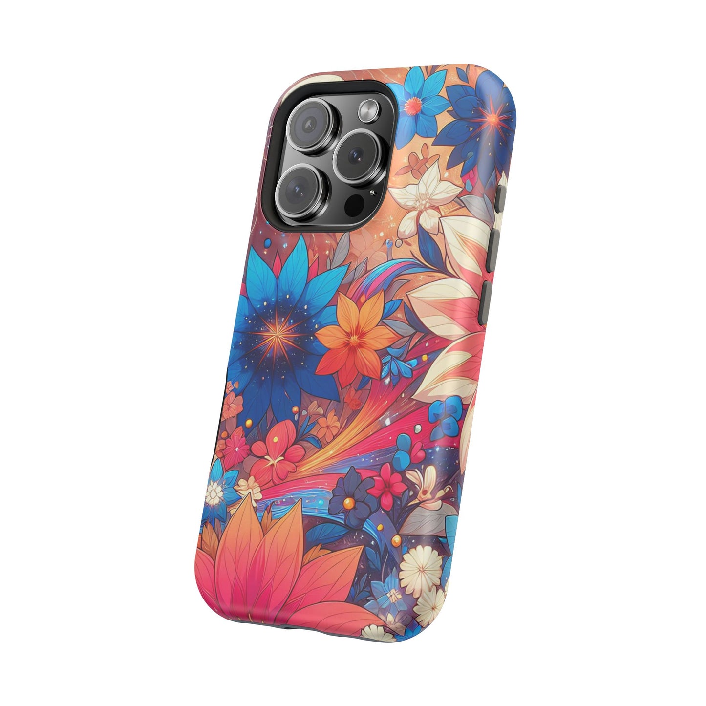 Celestial flowers MagSafe Tough Iphone Case