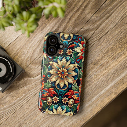 Celestial flowers MagSafe Tough Iphone Case