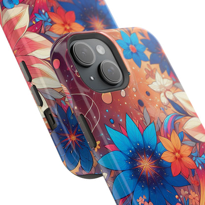 Celestial flowers MagSafe Tough Iphone Case