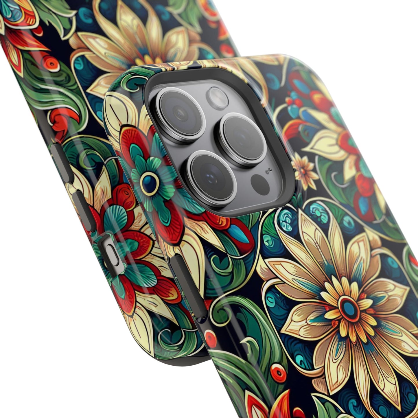 Celestial flowers MagSafe Tough Iphone Case