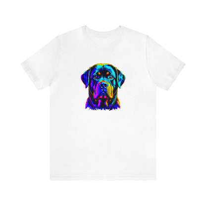 Rottweiler shirt, colorful shirt, psychedelic shirt,  dog lover shirt