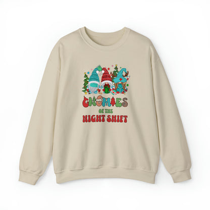 Gnomies of the night shift, Christmas nurse Sweatshirt