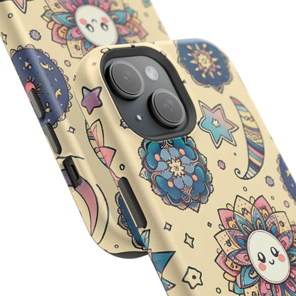 Celestial flowers MagSafe Tough Iphone Case