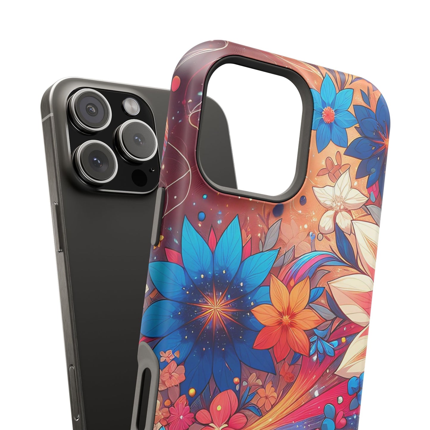 Celestial flowers MagSafe Tough Iphone Case