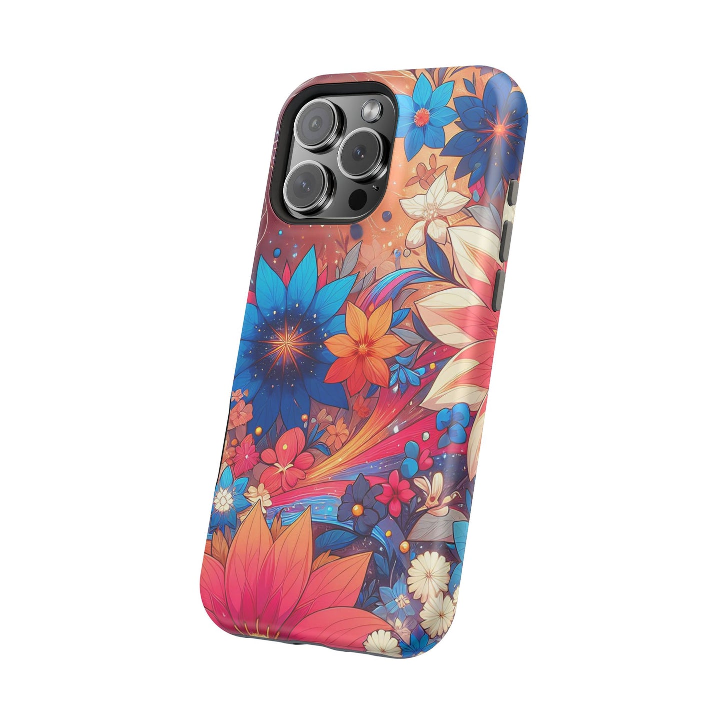 Celestial flowers MagSafe Tough Iphone Case