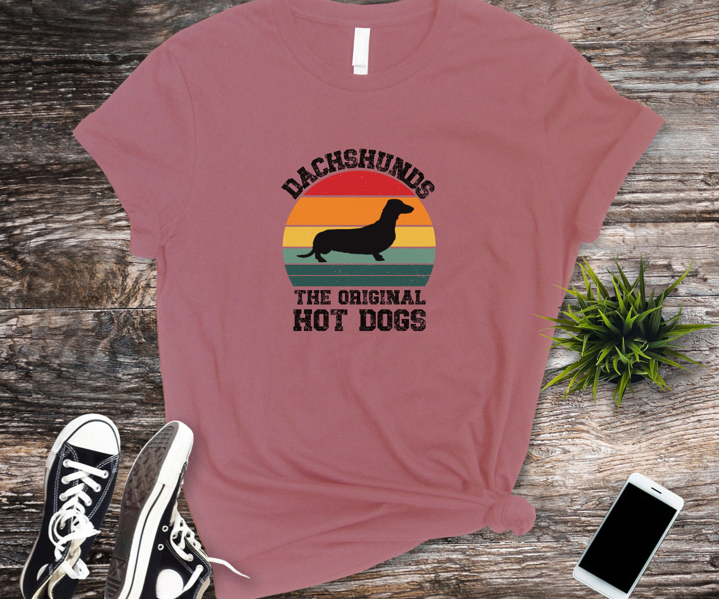 Dachshunds: The Original Hot Dogs, funny wiener shirt