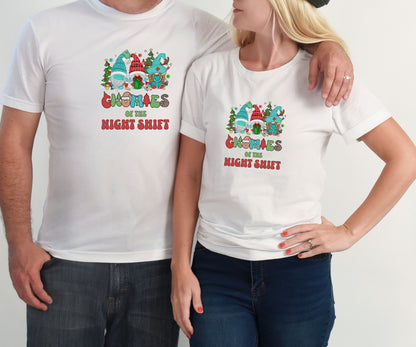 Gnomies of the night shift, christmas nurse shirt