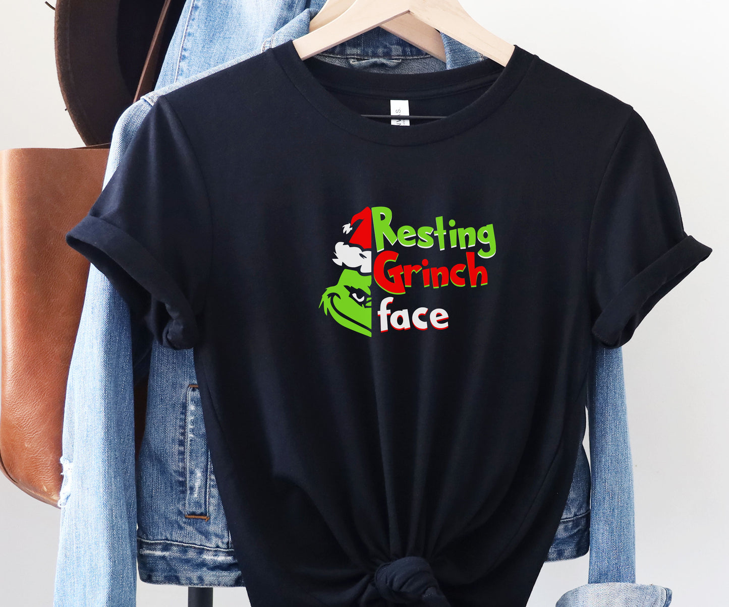 Resting grinch face, grinch shirt, funny christmas shirt