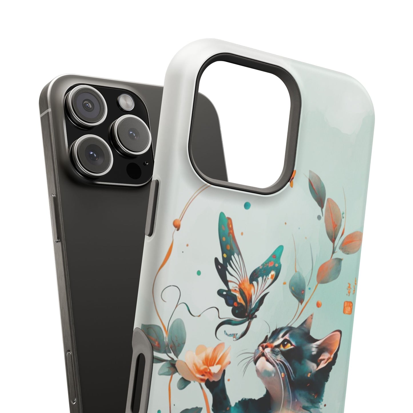 Kitten phone case, MagSafe Tough Iphone Cases