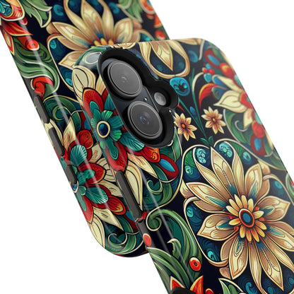 Celestial flowers MagSafe Tough Iphone Case