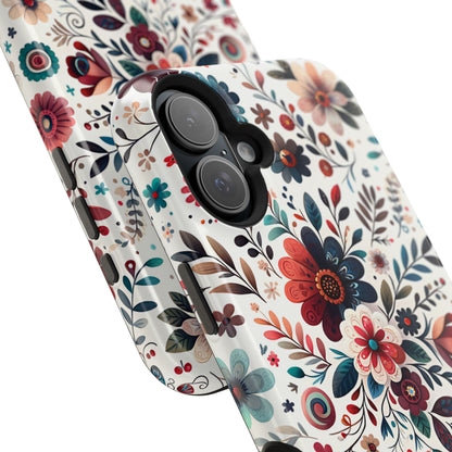 Boho flowers MagSafe Tough Iphone Case