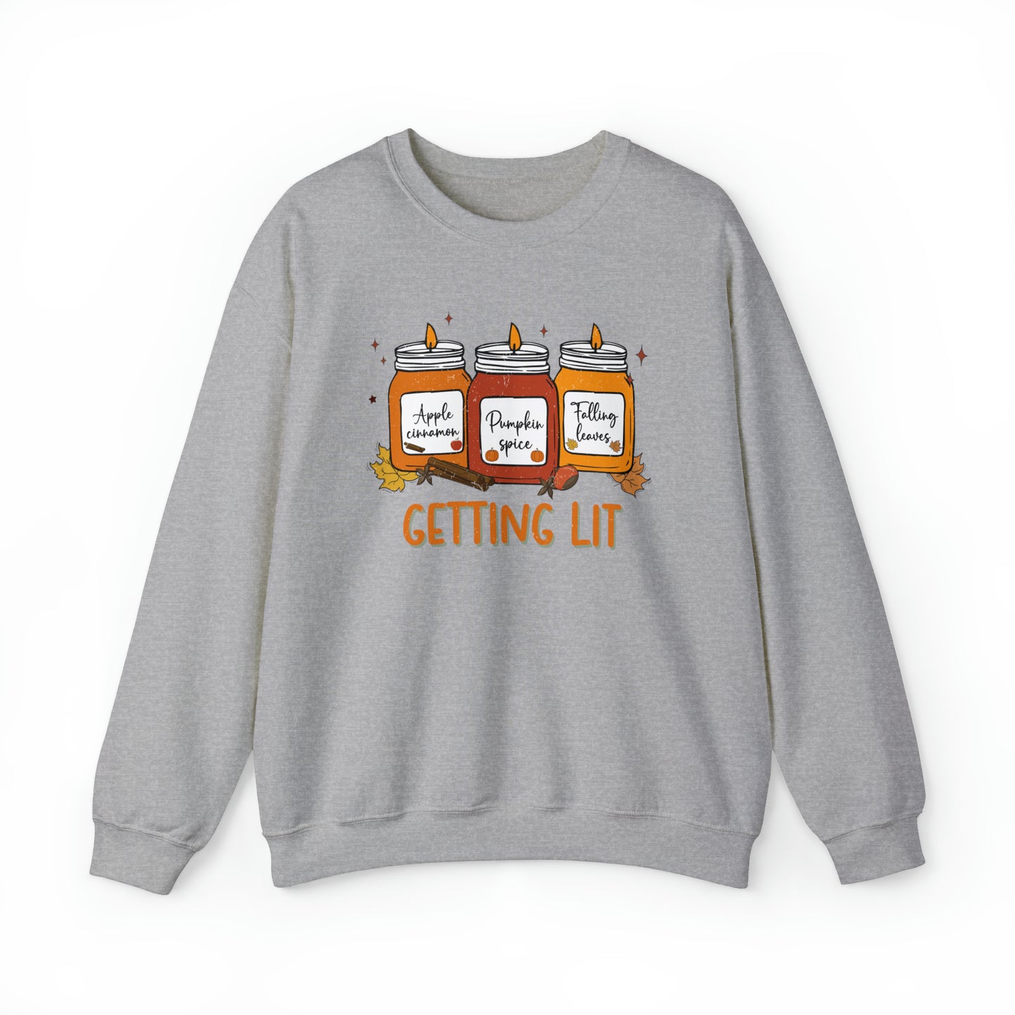 Getting lit, funny thanksgiving sweatshirt