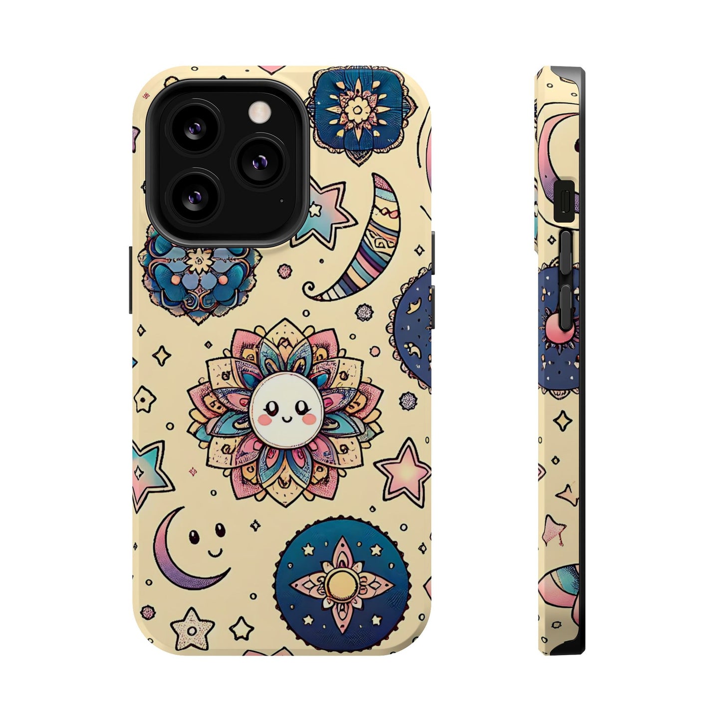 Celestial flowers MagSafe Tough Iphone Case