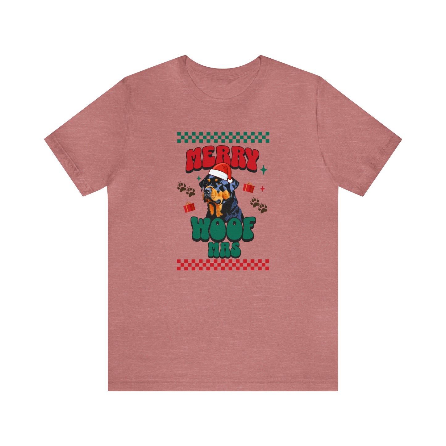 Merry Woofmas, Rottweiler lover shirt, christmas Rottweiler shirt