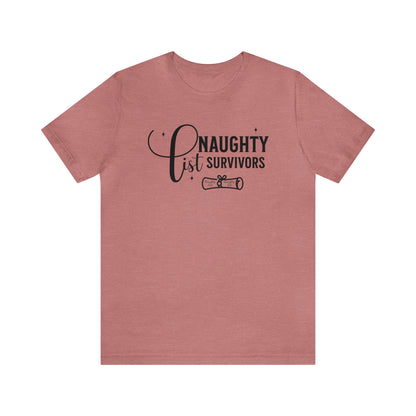 Naughty list survivors, christmas shirt, matching shirt, christmas family shirt