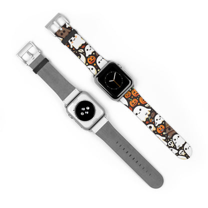 Halloween Faux Leather Apple Watch Band