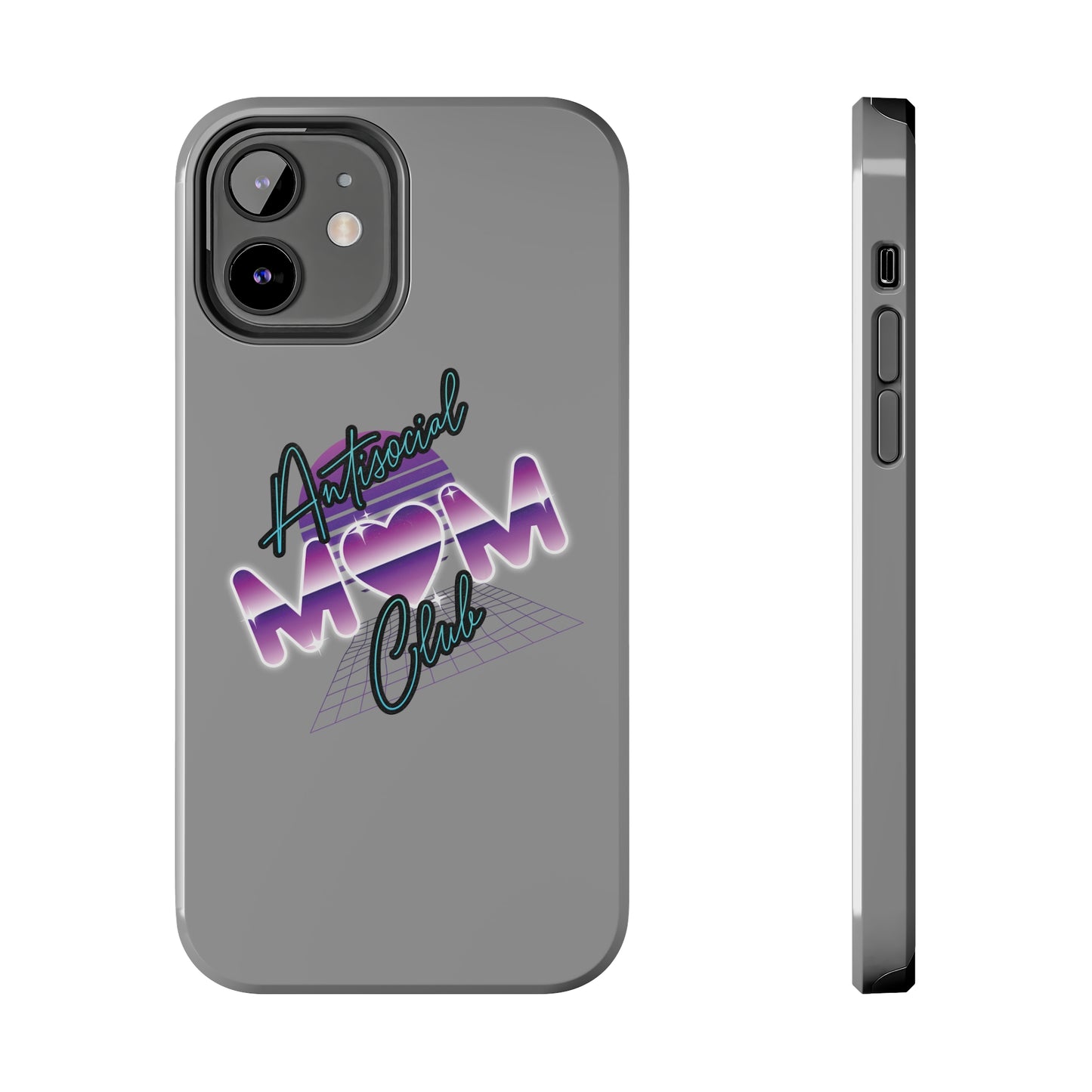 antisocial mom club phone case