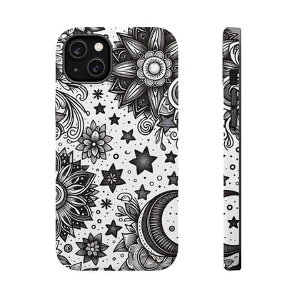 Celestial flowers MagSafe Tough Iphone Case