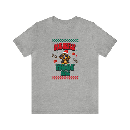 Merry Woofmas, wiener lover shirt, christmas  wiener shirt