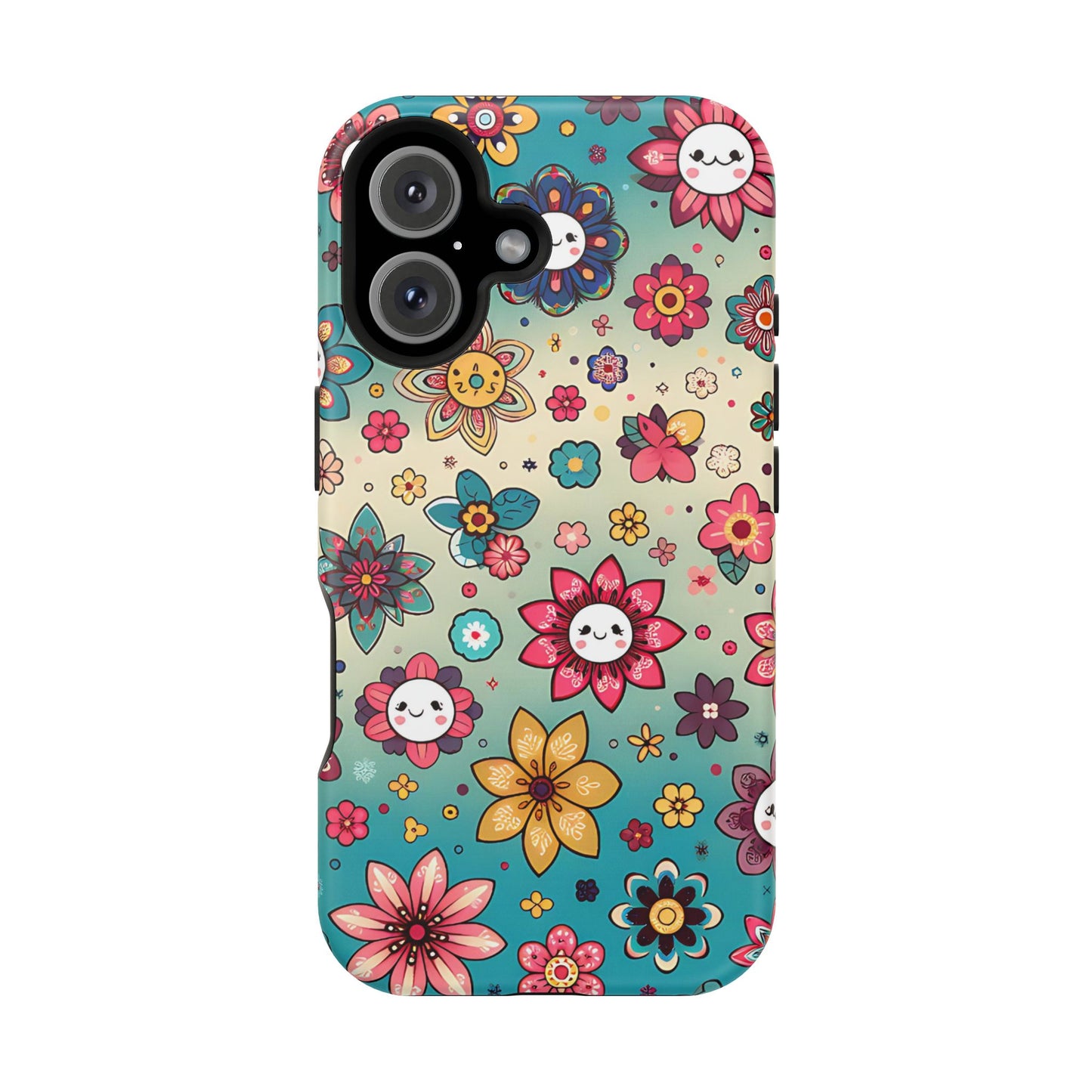 Kawai Flowers MagSafe Tough Iphone Case