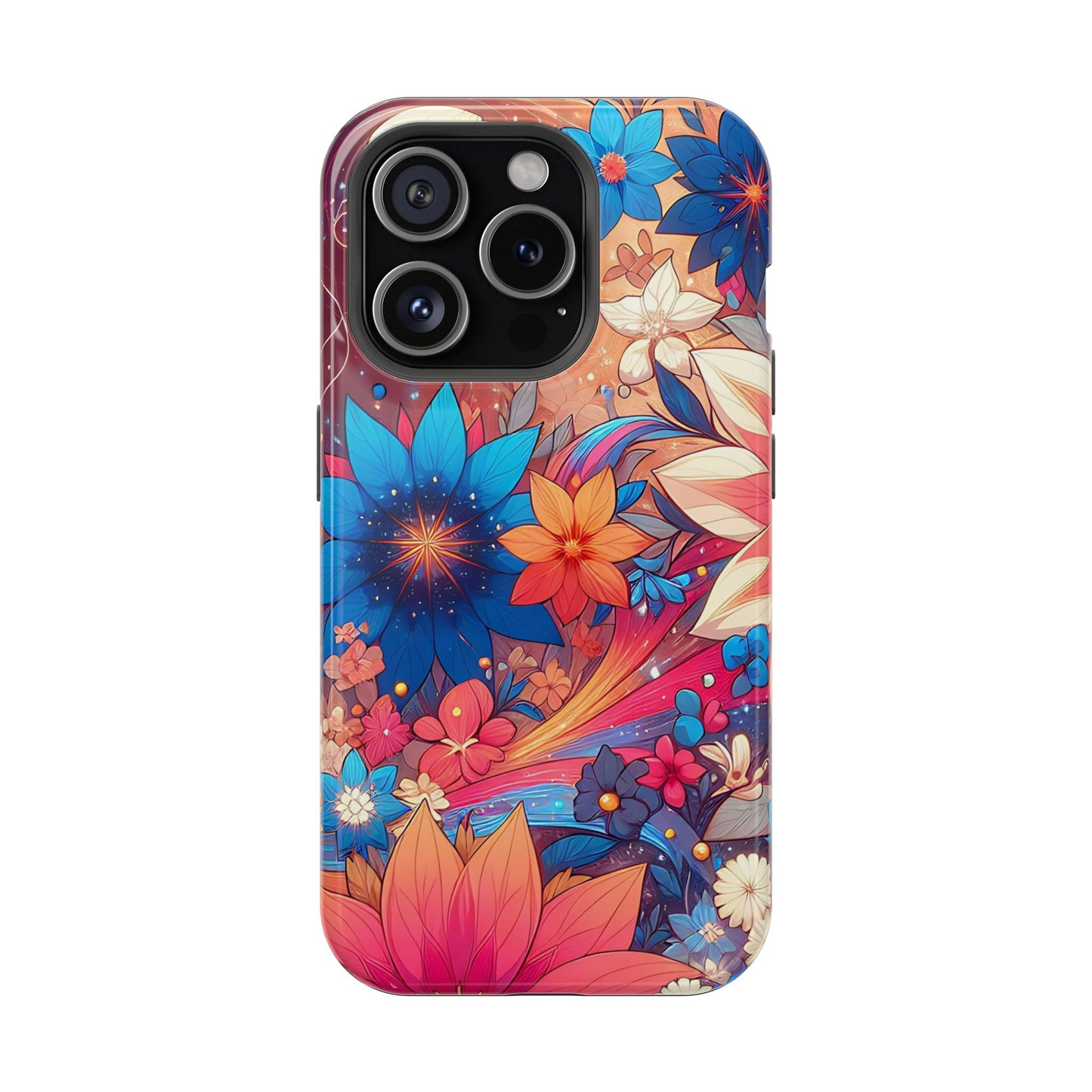 Celestial flowers MagSafe Tough Iphone Case