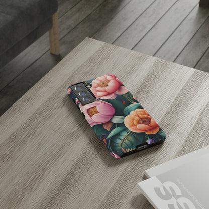 wildflower phone case, flower iphone case, flower Samsung case