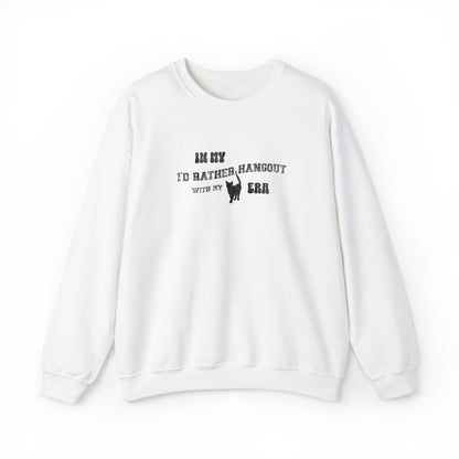 In my I'd rather hang out with my cat era, cat lover sweatshirt