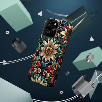 Celestial flowers MagSafe Tough Iphone Case