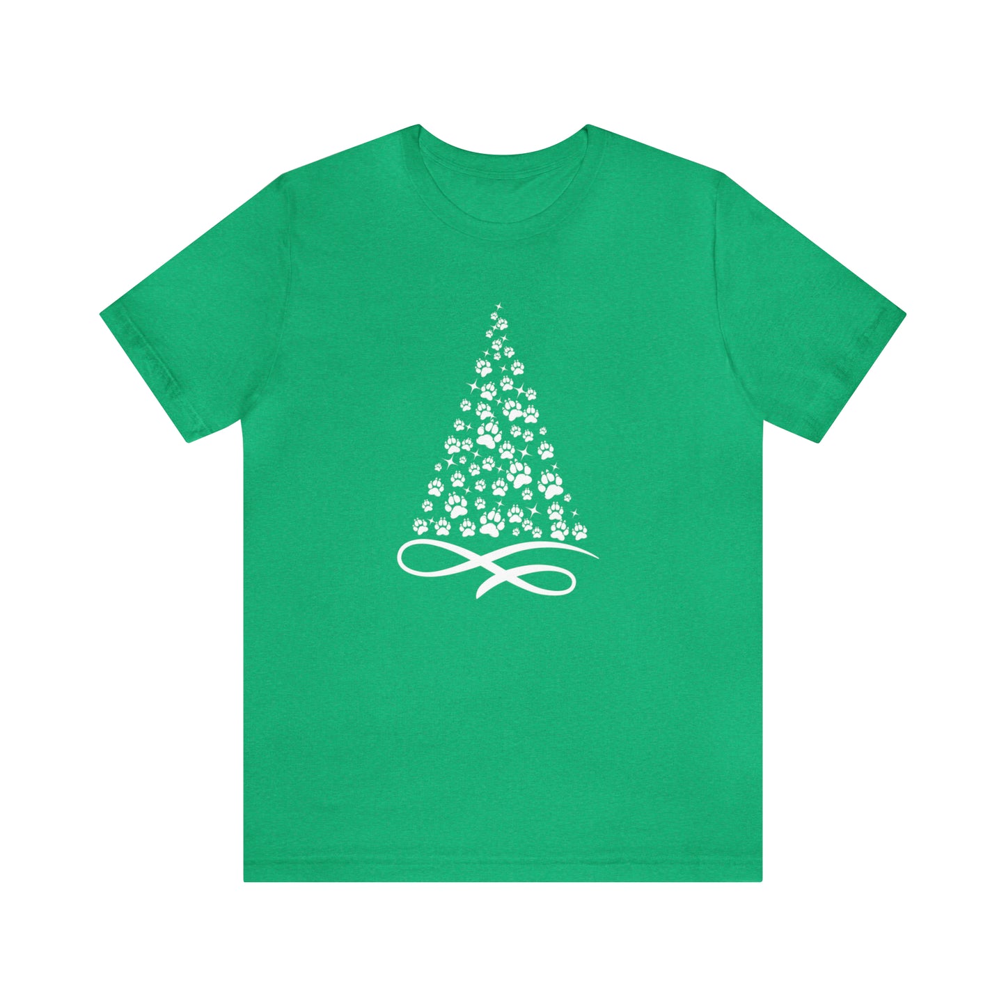 Paw Christmas tree, dog lover christmas shirt