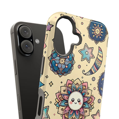 Celestial flowers MagSafe Tough Iphone Case