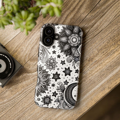 Celestial flowers MagSafe Tough Iphone Case