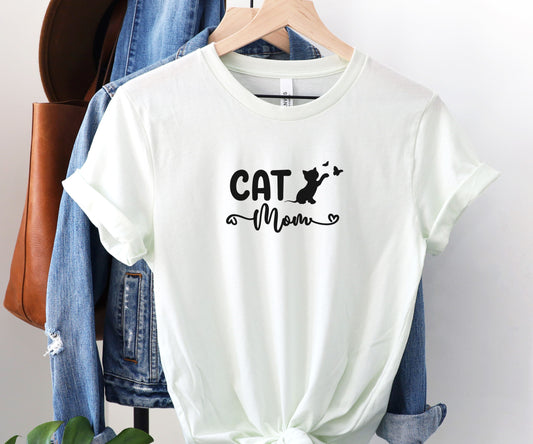 cat mom shirt, cat mom, cat shirt, cat shirt for women, gift for cat lover