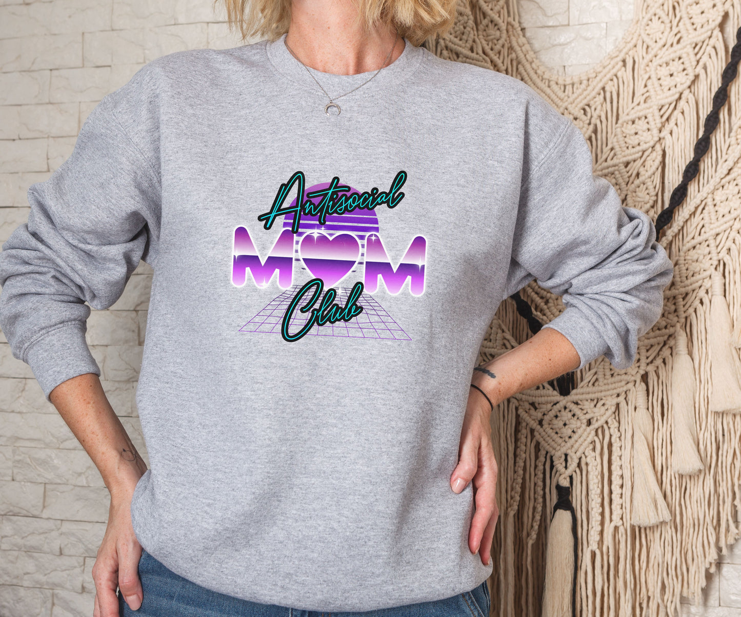 Antisocial Mom Club sweatshirt