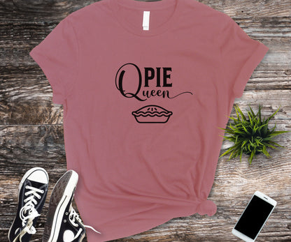 Pie queen, turkey whisperer, Thanksgiving couples shirt, Thanksgiving matching shirt