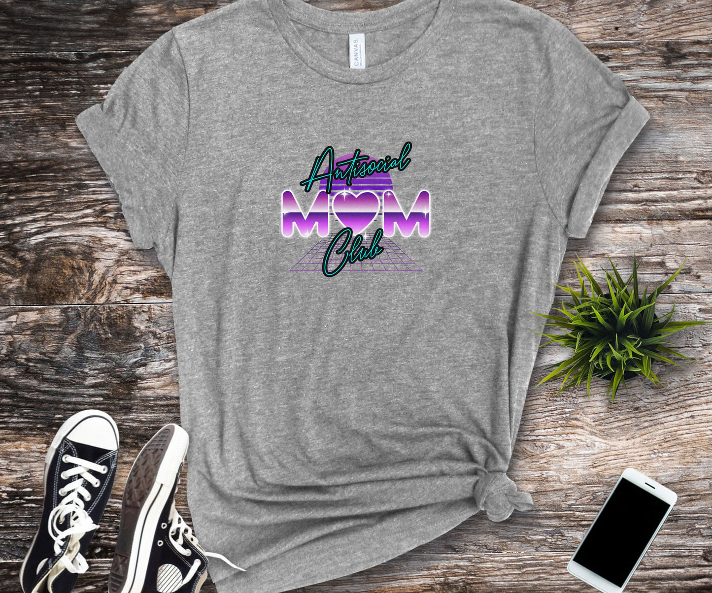 Antisocial Mom Club shirt for women