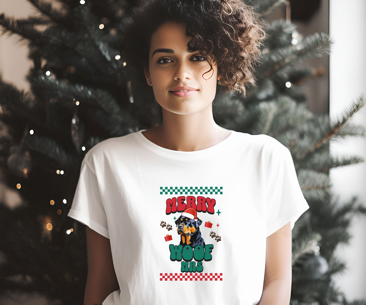 Merry Woofmas, Rottweiler lover shirt, christmas Rottweiler shirt