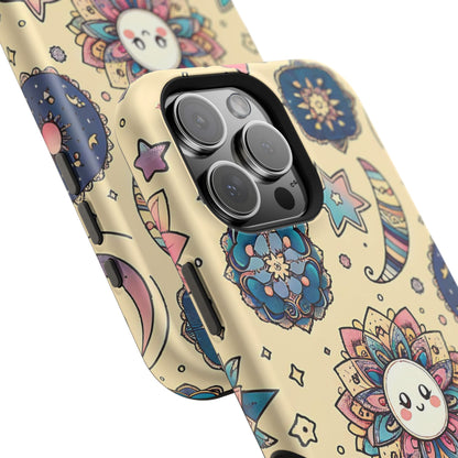 Celestial flowers MagSafe Tough Iphone Case